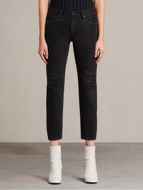 Allsaints Muse Slim Destroy Jeans